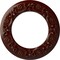Ekena Millwork Ribbon with Bow Medallion (Canopies up to 7 1/2"), 12 1/4"OD x 7 1/2"ID x 7/8"P, Brushed Mahogany CM12RIBMF - alternate 1
